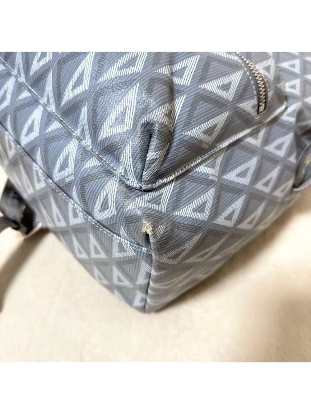 Dior Backpack CD Diamond Gray